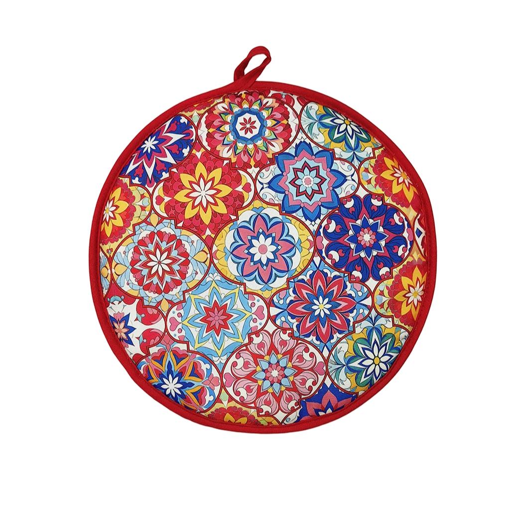 Round Corn Tortilla Insulated Bag, Thickened Heat-Resistant Food Grade Fresh Keeping Bag, Home Use, Stall Display