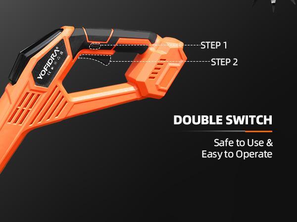 Product Introduction of Yofidra 21V Cordless Tiller Cultivator 360RPM Electric Garden Tool with Ergonomic Handle & Adjustable Handle for Lawn Gardening Soil Cultivation lawn equipment Blades Cutting 4