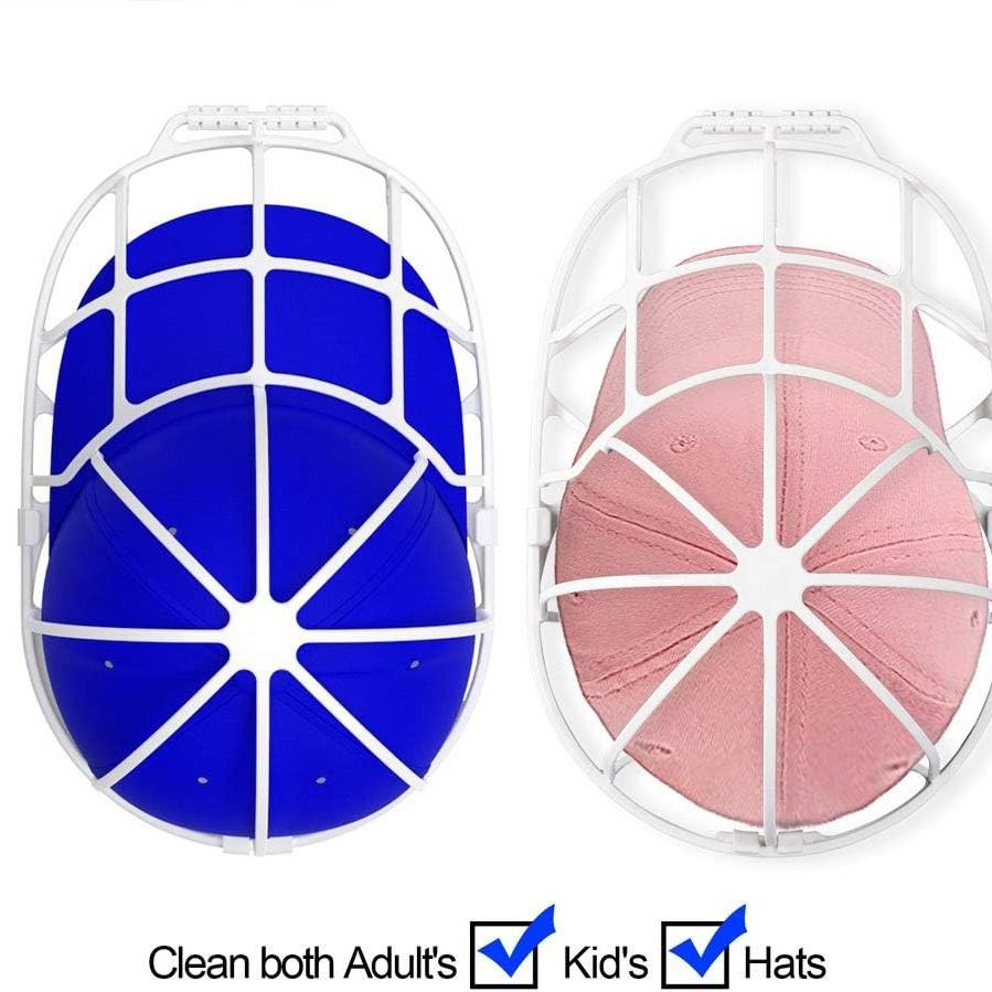 Hat Washer Cage for Washing Machine, Baseball Cap Cleaner Frame, Cap Shaper & Hat Protector