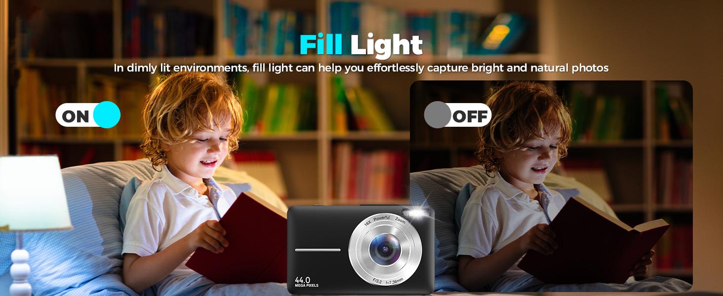 Digital Camera, FHD 1080P Camera, Digital Point and Shoot Camera with 16X Zoom Anti Shake,Suitable for teenagers and beginners,Holiday Gifts Handycam Pink,Holiday gifts, Christmas