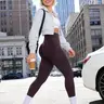 【Black Friday】Sporty Solid Color Leggings for Women, Hidden Scrunch Seamless Compression Pants, Tummy Control & Butt Lifting Leggings for Gym, Yoga and Workout #GLOBAL PICKS