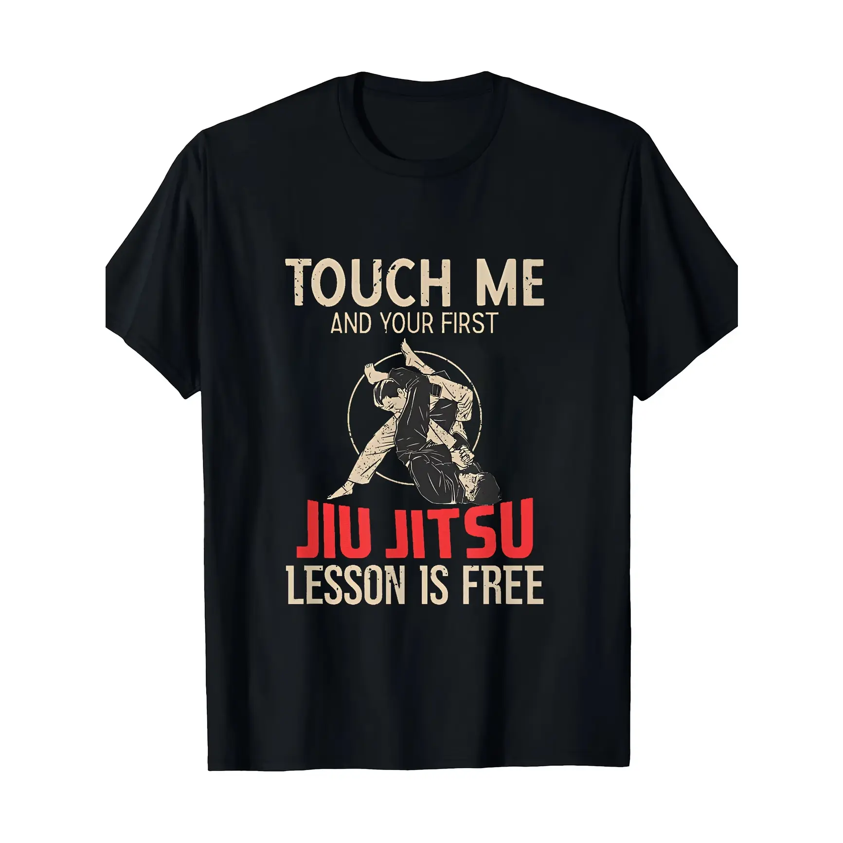 Jiu Jitsu Graphic Oversized Cotton T‑Shirt,Fashion Martial Arts Outfit Comfort Cute Tee,Valentine’s Day Gift For Him,Best Holiday Present For Jiu‑Jitsu Lover Family Friends