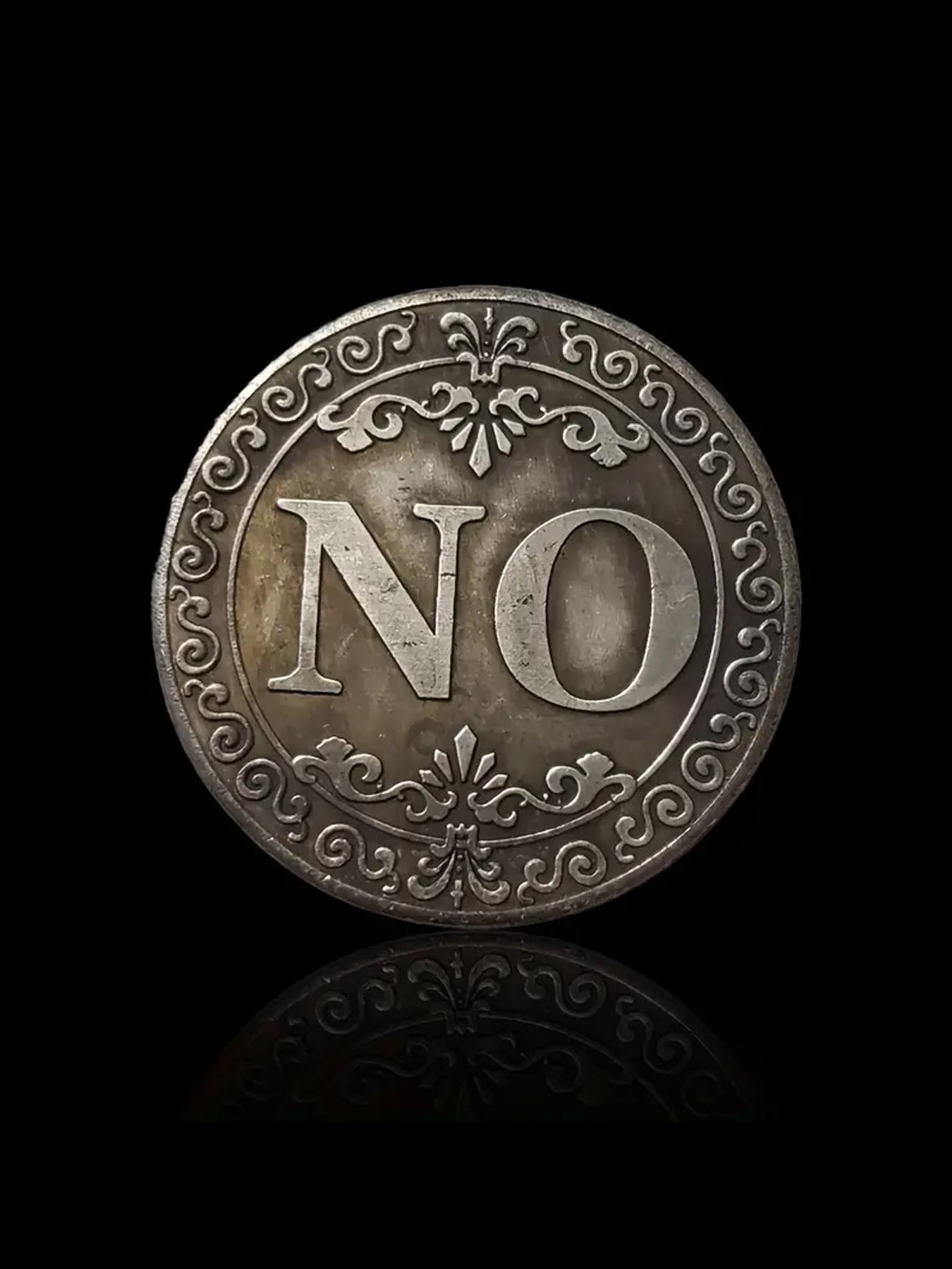 Vintage Letter Pattern Round Charm, Vintage Double-sided Charm, Fashion Jewelry Accessories for Men & Women