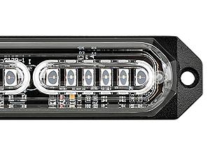 Nilight 8PCS Led Strobe Lights 12LED Red Light 12V 24V Surface Mount Flashing Warning Hazard Beacon Lights Ultra Slim Sync Feature Mini Grille for Cars Trucks Off