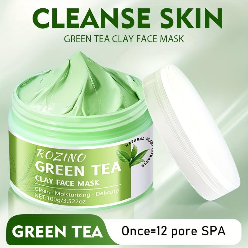 ROZINO Green Tea Cleansing Clay Mask (Deep Cleansing/Moisturizing/Pore Care) lambena skin care