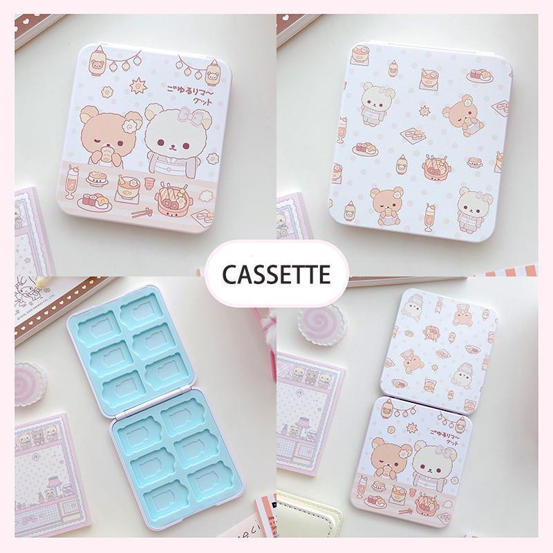 Ins Style Original Switch Protective Cover Cute Bear Oled Controller Cover Can Be Inserted Dock for Nintendo Switch Joy-Con