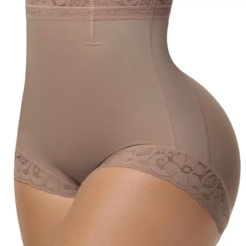 1 Count Super High Waist Elasticity Shaperwear Shorts, Fajas, Shapewear, Butt Lifting And Tummy Control Shaping Shorts, Lace Anti Slip Shaperwear Panties, Women's Underwear Body Shaper Bottoms Comfortable, Tummy Control Girdle, Suitable for Daily or Party