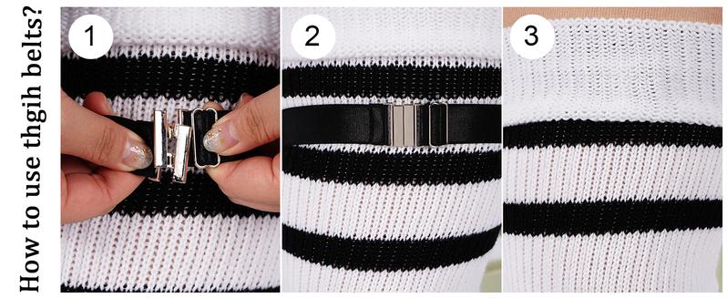 Plus Size Womens Thigh High Socks for Thick Thighs- Extra Long Striped Thick Over the Knee Socks- Leg Warmer Boot Socks thigh high socks plus size thigh socks