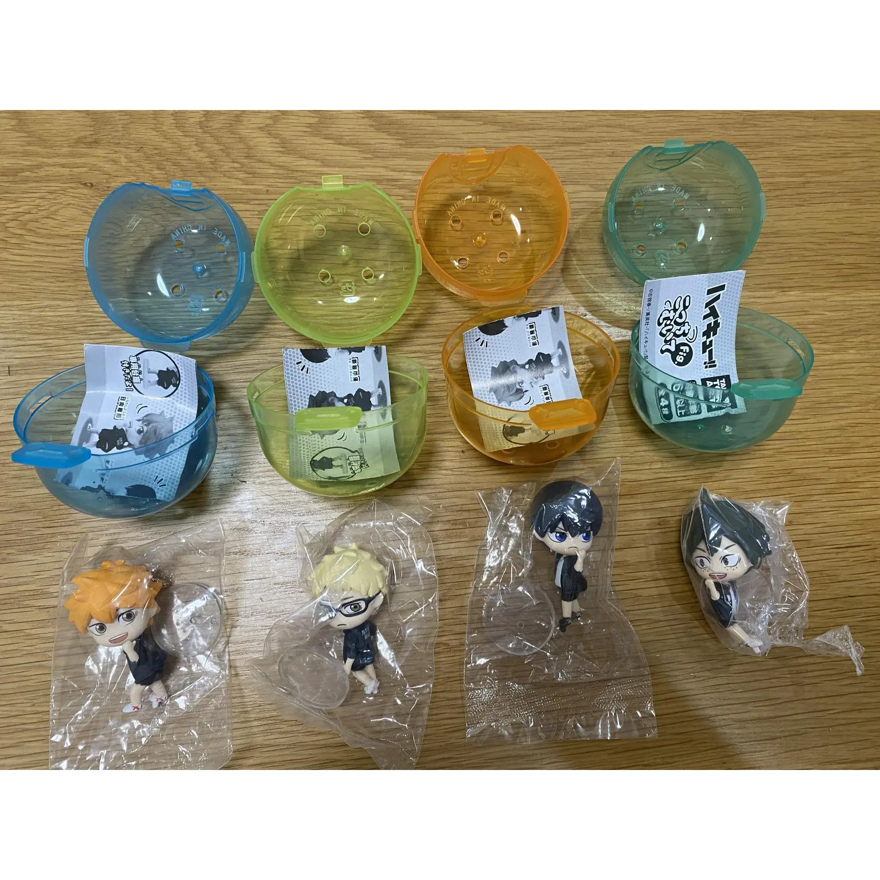 Action Anime Haikyuu Tadashi Yamaguchi Tsukishima Hinata Shoyo Q Version Gashapon Desktop Car Ornaments Birthday Gift Trendy Toy