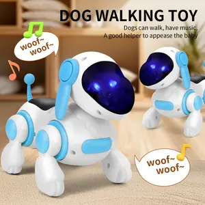 Electric Crawling Puppy Toy with Music, Interactive Educational Pet Doll for Babies, Walking Baby Gift, Fun Toy