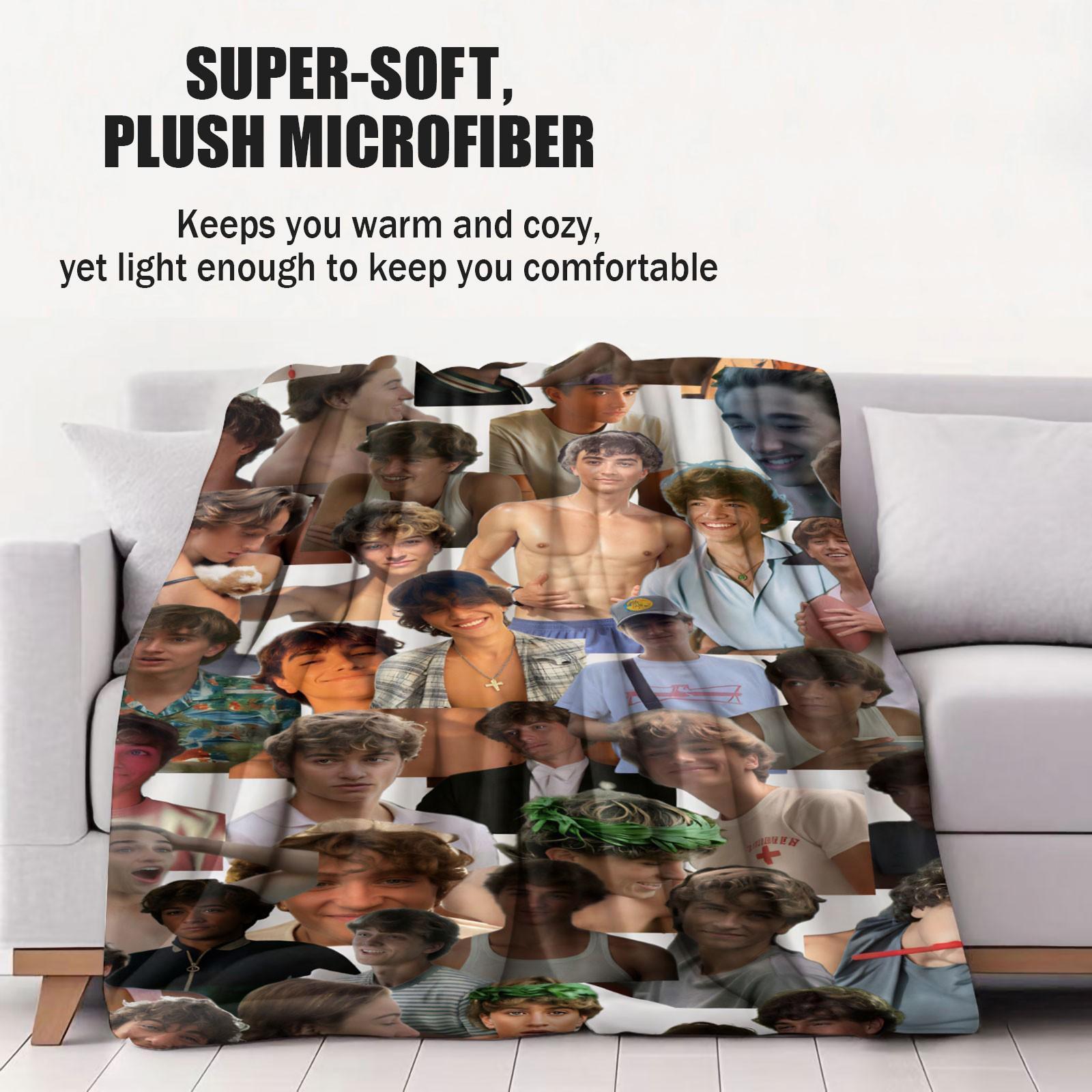 Malachi Barton Patterned Blanket, Everyday Holiday Birthday Gift For Kids And Adults, Soft, Warm And Lightweight Plush Blanket For Bed, Sofa, Car, Room Decoration