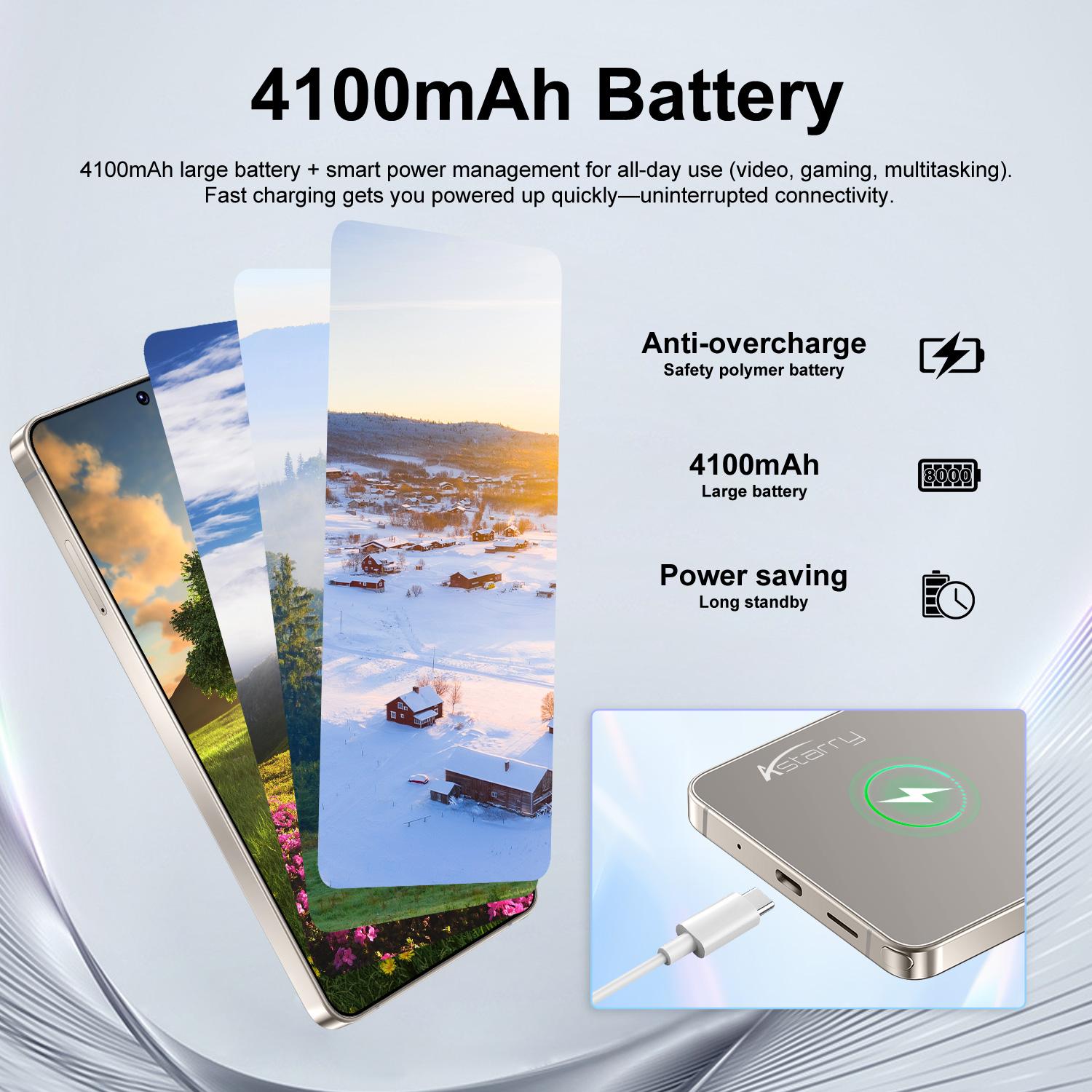 Astarry-S26 Ultra smart phone, 6.75-inch touch screen, dual-card dual standby 4-core model, 3GB RAM 32GB storage, Android 12 4G network touch screen phone Touchscreen Phone Smartphone