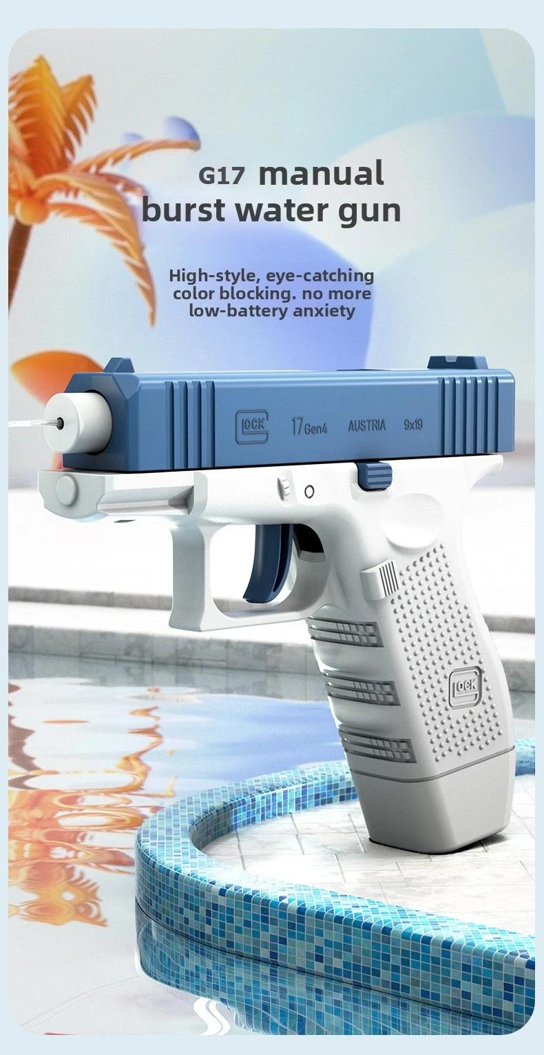 M1911 Water Gun Pistol Huge Capacity LeakProof Long Range Summer Blaster for Kids Adults Beach Pool Outdoor Water Fight Toy Game