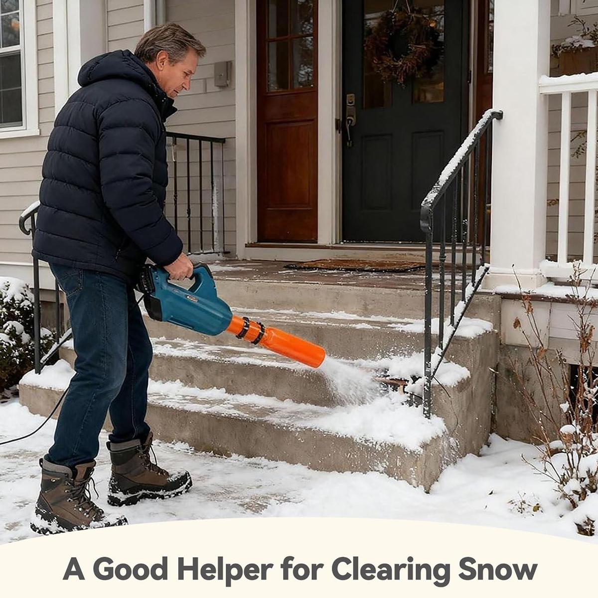 BASIC SUPPLY Leaf Blower Air Booster – Universal High-Flow Nozzle Attachment for Leaf Blowers, Boosts Air Speed & Efficiency, Weather-Resistant Yard Cleaning Tool Fits 2–4 Inch Blower Nozzles BASIC SUPPLY Leaf Blower Air Booster – Universal High-Flow Nozzle Attachment for Leaf Blowers, Boosts Air Speed & Efficiency, Weather-Resistant Yard Cleaning Tool Fits 2–4 Inch Blower Nozzles