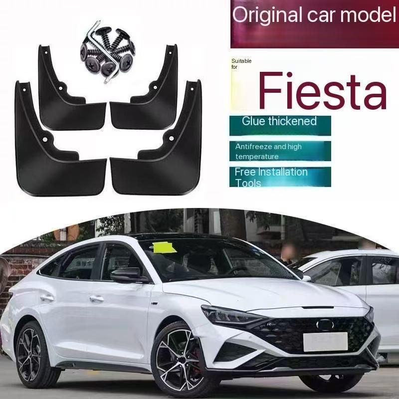 Solid Source Beijing Hyundai Veloster Mudguard, Easy Installation, Corrosion Resistant, Waterproof, Flexible, Protects Car Paint