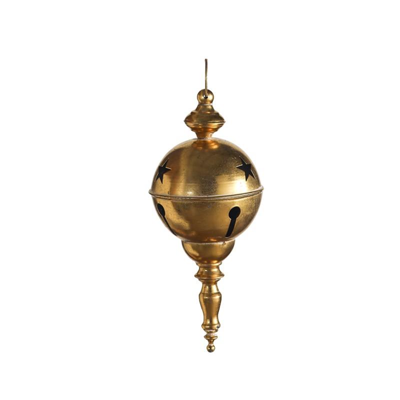 Retro Outdoor Wind Chime Wall-Mounted Decorative Item, Vintage Garden Hanging Ornament, American-Style Courtyard Bell Decoration