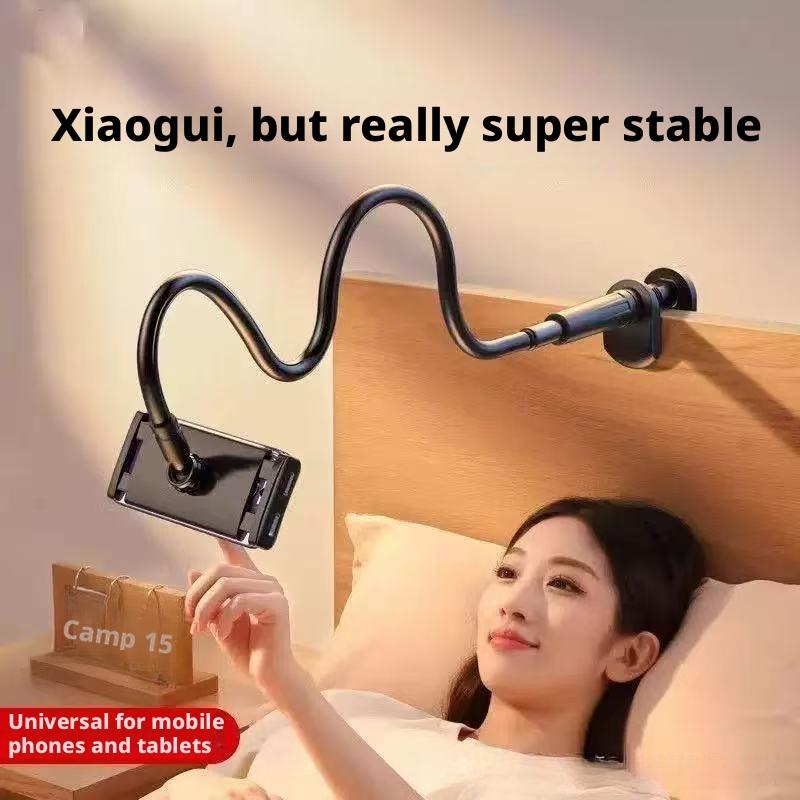 360 Degree Rotating Tablet and Cellphone Stand, Phone Tablet Holder, Adjustable Bed Headstand with Bendable Spiral Base, Perfect Partner for Tablets and Smartphones