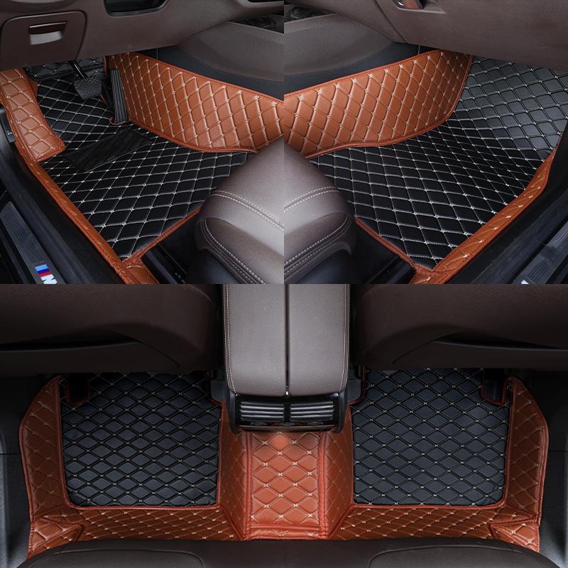 LHD PU Leather Car Floor Mats For Camaro 2010~2015 Carpets Rug Foot Pads interior Accessories detachable specialized leather mats, waterproof and thickened easy-to-clean mats, dirt-proof protection for car interior items, not for sale in the UK