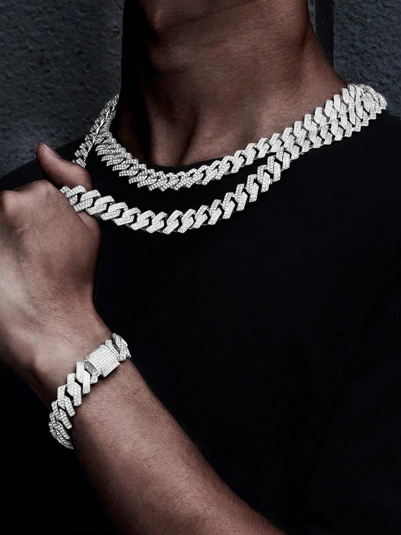 Luxury Punk Watch Set with Necklace Bracelet Cross Pendant, Analog Quartz Movement, Adjustable Strap, Unisex Gift Box for All Seasons, Fashionable Jewelry Set Luxury Punk Watch Set with Necklace Bracelet Cross Pendant, Analog Quartz Movement, Adjustable Strap, Unisex Gift Box for All Seasons, Fashionable Jewelry Set