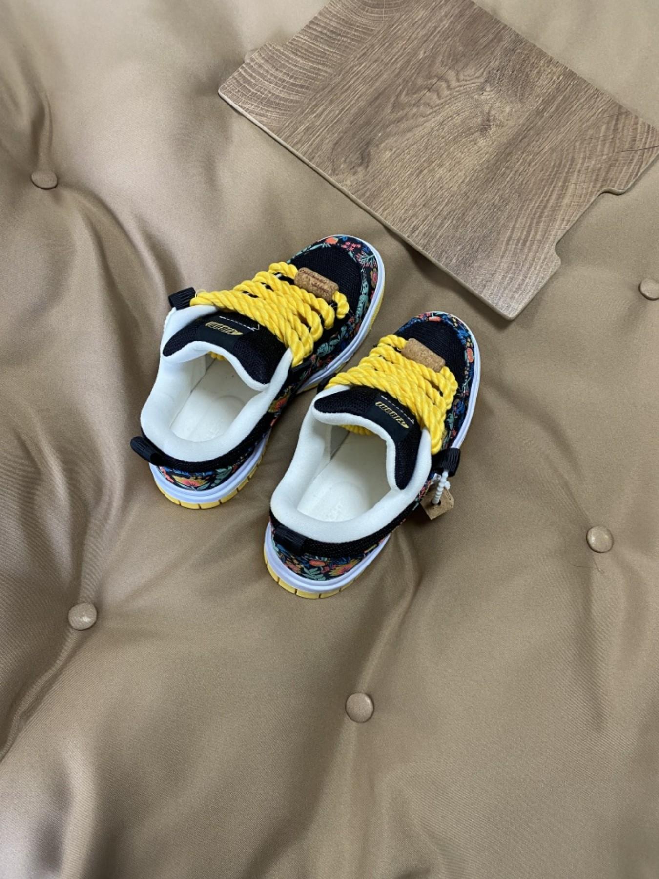 Men's Casual Canvas Shoes, Round Toe Lace-Up Flatforms, Anti-Slip Rubber Sole, Medium Width, All-Season Comfort, Size 48