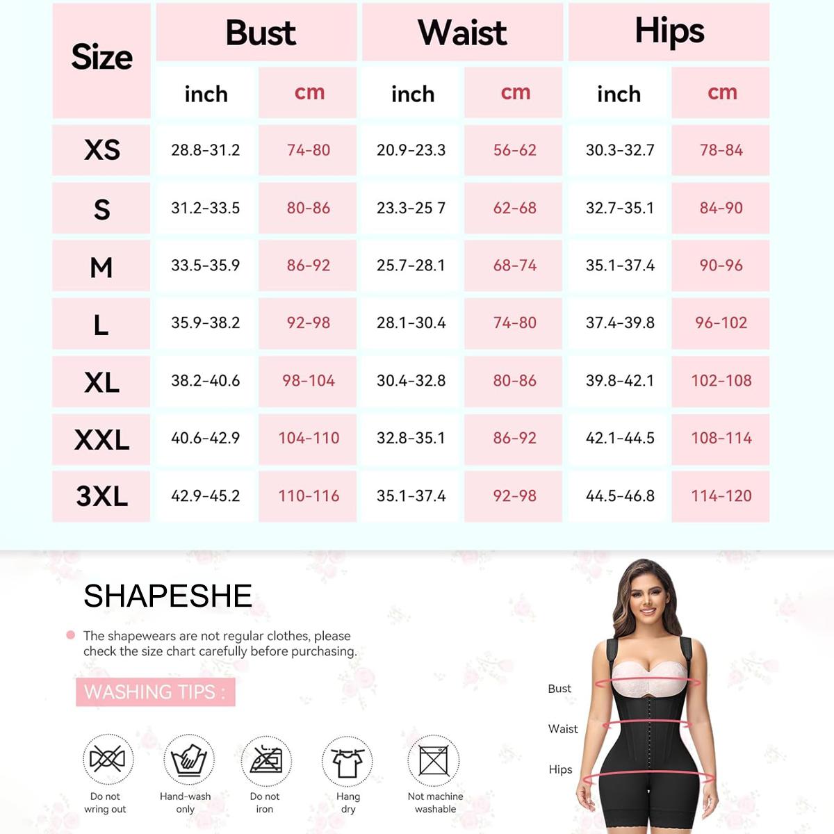 SHAPESHE Shapewear for Women Hourglass Bodysuits Corset Garment with Zipper Crotch SHAPESHE Shapewear for Women Hourglass Bodysuits Corset Garment with Zipper Crotch