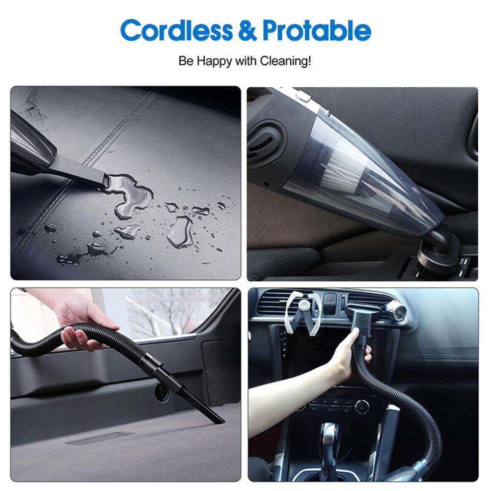 Portable Handheld Vacuum Cleaner Wireless, Powerful Suction Mini Vacuum, USB Charging for Car, RV, Home, Office Cleaning#Summervibes