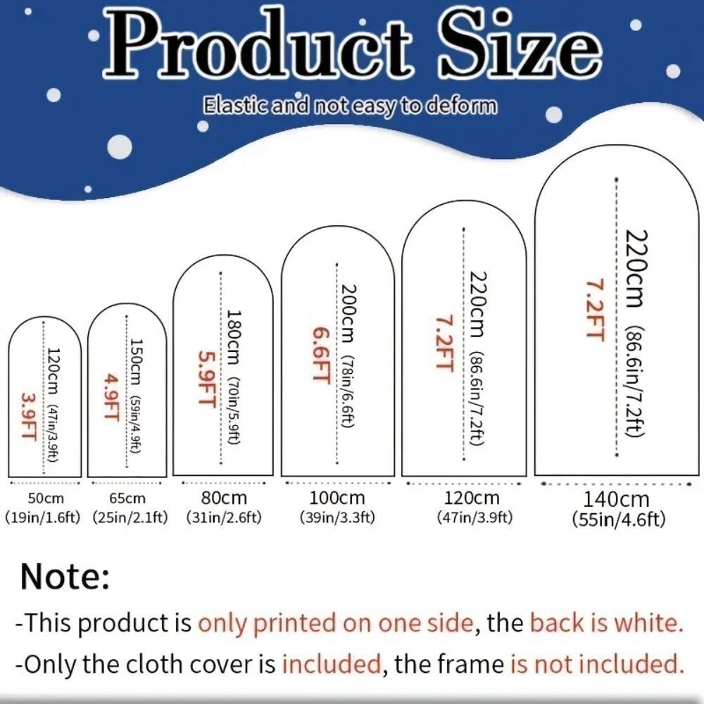 Sparkling Blue 15th Birthday Arch Covers Stretchy Backdrop – Butterfly Theme, Perfect for Quinceanera & Sweet 15 Birthday Party Photo Backdrop