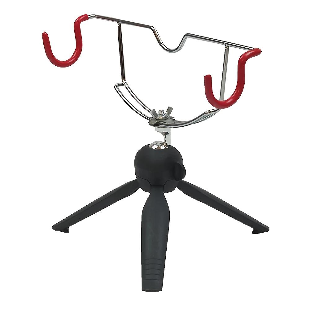 Foldable Dual-Head Ice Fishing Stand, Winter Ice Fishing Raft Rod Holder, Fishing Gear Accessories, Fish Rod Support