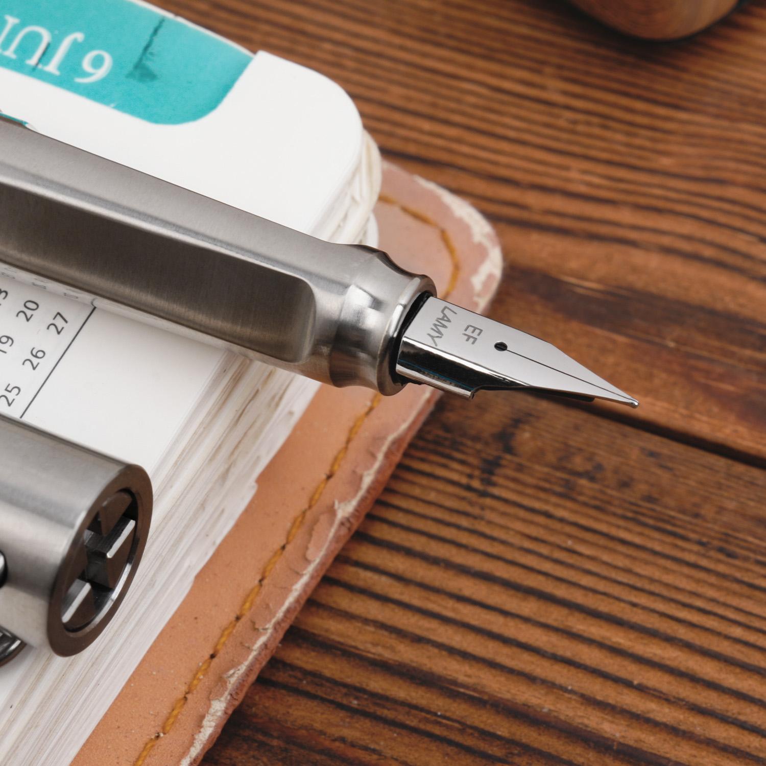 Titanium 2 in 1 Pen Set, Office Supplies with Medium Point and Replaceable Ink Refills, Essential Writing Tools for Home and Office, College Student Pen