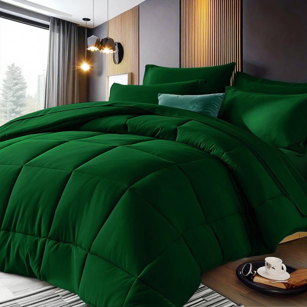 5/7 piece luxury quilt set - breathable quilt - super soft fluff filling, all seasons - quilted quilt, tiled sheets, elastic mattress, 2/4 pillowcase without pillow core, suitable for school use, home use