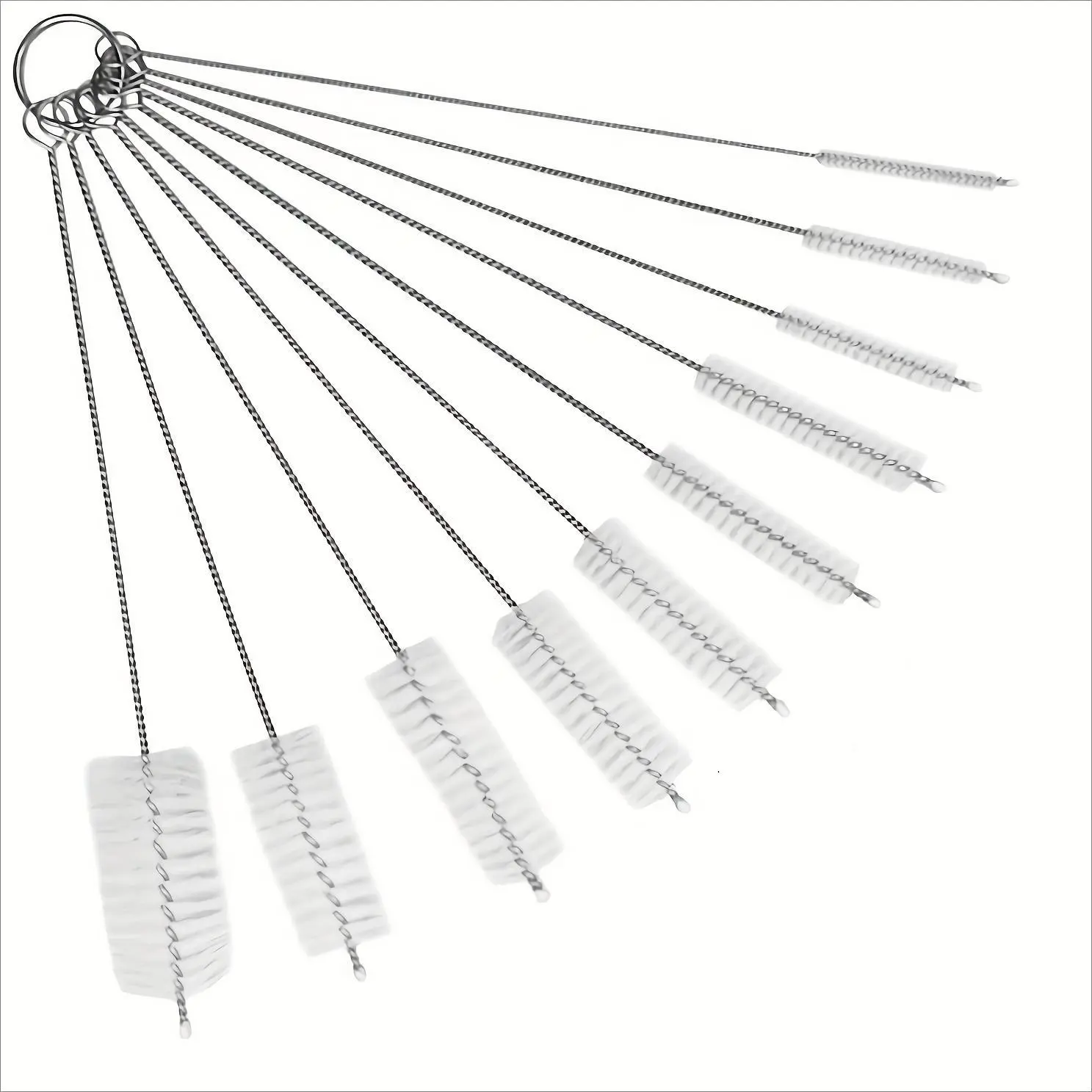 Stainless Steel Bottle Brushes, Reusable Straw Cleaning Brush, Bottle Cleaning Brushes