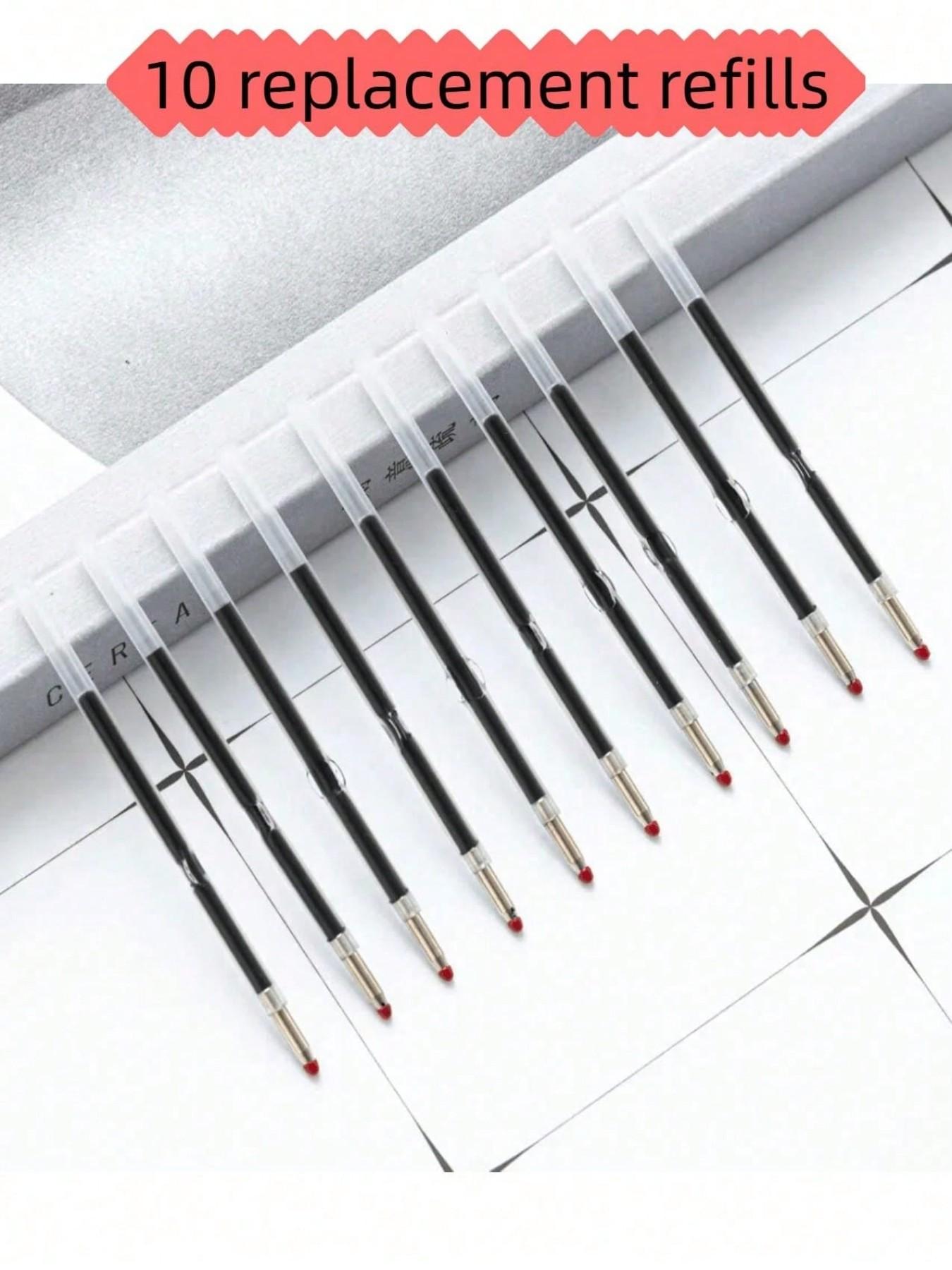 15-Piece Set Shiny Rhinestone Ballpoint Pens, Cute Sparkling DIY Pens, Includes 10 Refills & 10 Extenders, Office Writing Gift