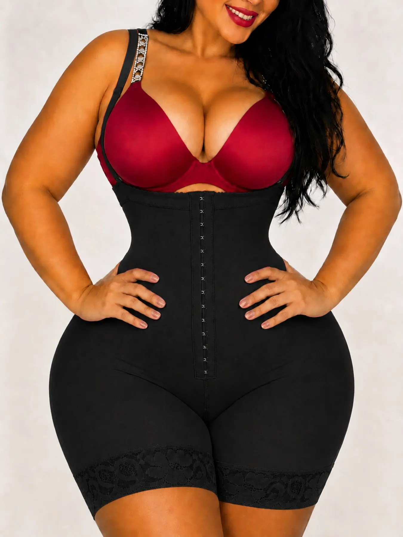 1 Count Women's Shapewear Shorts With Adjustable Straps, Fajas, High-Waist Shapewear Bottoms, Butt Lifting And Tummy Control with Zipper Crotch, Tight-Fitting Jumpsuit, Colombian Shapewear Bodysuit, Suitable For Various Occasions, Sports