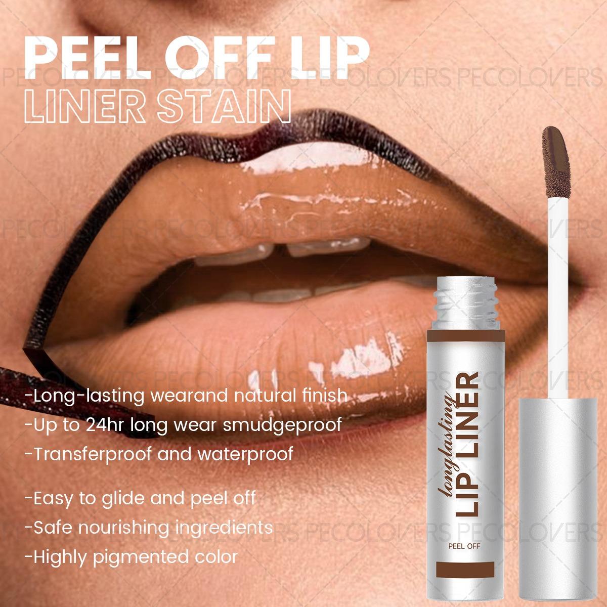 1 Pc Peel-Off Lip Stain, Long-Lasting Intensely Pigmented Waterproof Pink Lip Tint, Transfer-Proof Non-Stick Cup Natural Lip Stain, Women's Makeup Cosmetics, Lip Products Makeup