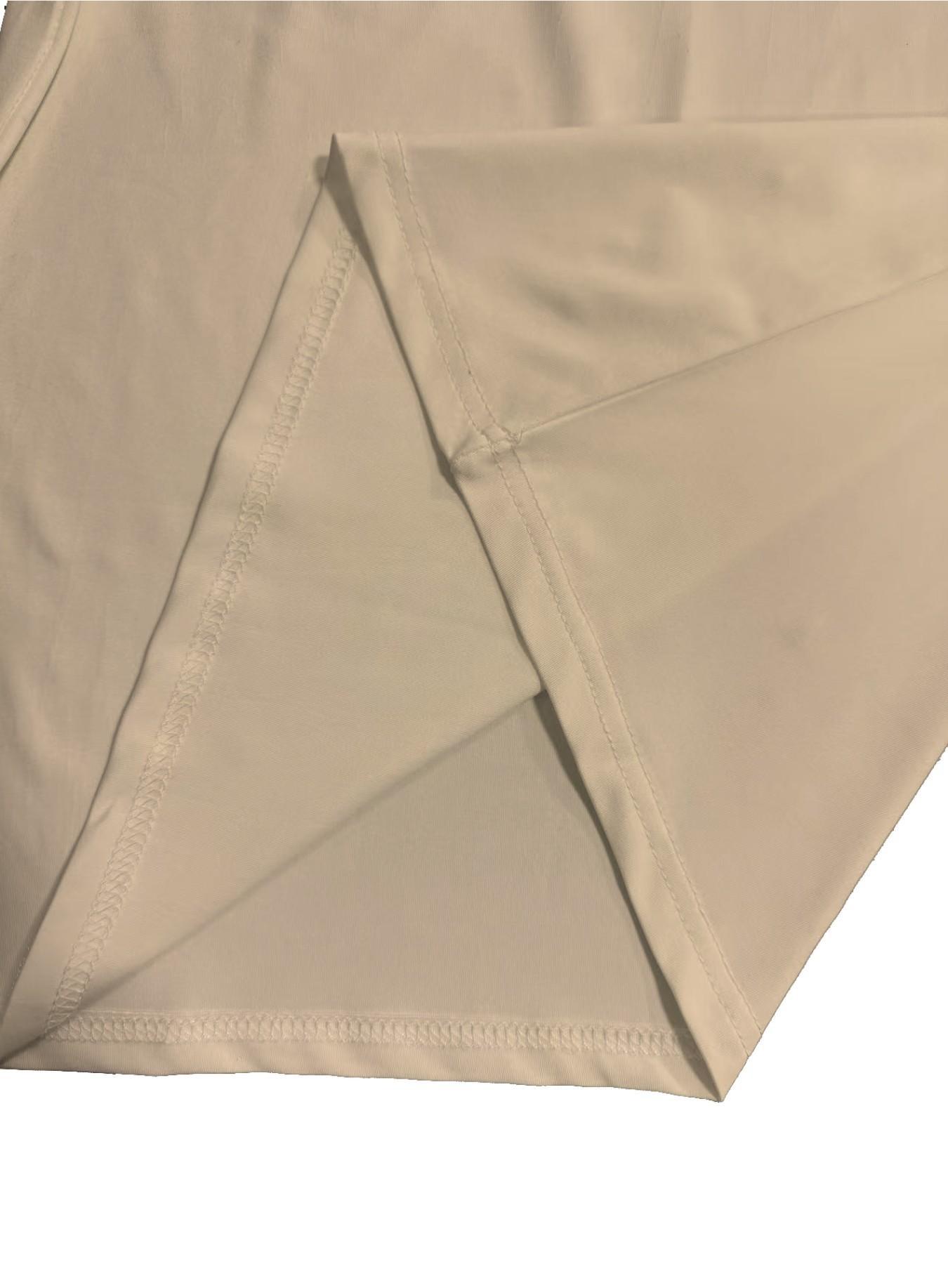 2026tk New Men's Simple Casual Stand Collar Zipper Short Sleeve Summer Tight Top, Sporty Long Sleeve Plain Pattern All Seasons Clothing