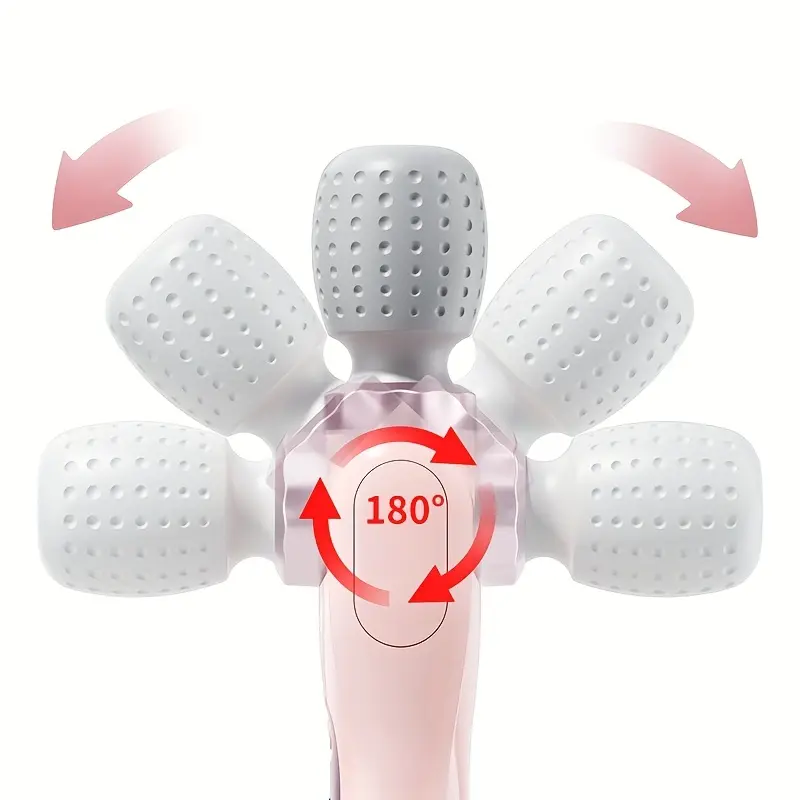 180° foldable massager, portable handheld massage stick, USB charging, 5 speed settings, rotating relaxation massage, whole-body vibration massage, for neck, back, legs, and waist, an ideal holiday gift, Christmas gift 180° foldable massager, portable handheld massage stick, USB charging, 5 speed settings, rotating relaxation massage, whole-body vibration massage, for neck, back, legs, and waist, an ideal holiday gift, Christmas gift