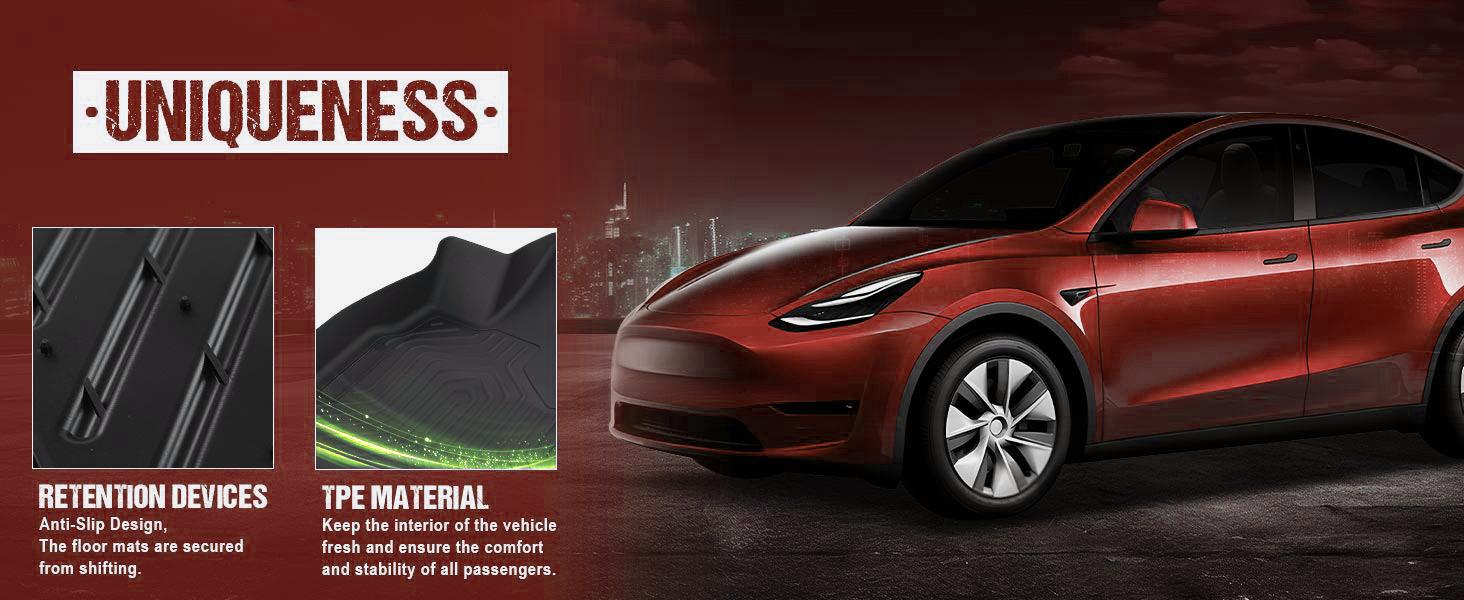 TPE Floor Mats Fit For 2019-2024 Ram 2500 3500,3PCS Front & Rear,All Weather 3D TPE Floor Mats Liners,Waterproof Non-slip Durable Floor Mats Upgraded Version