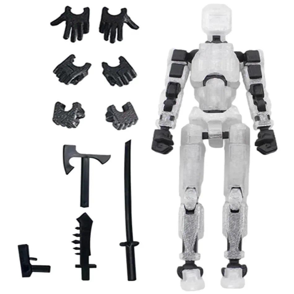 Multi-jointed movable and deformable robot 2.0, 3D printed dummy, 13 motion puppets, adult games, Articulated Figures, Action Figures Set