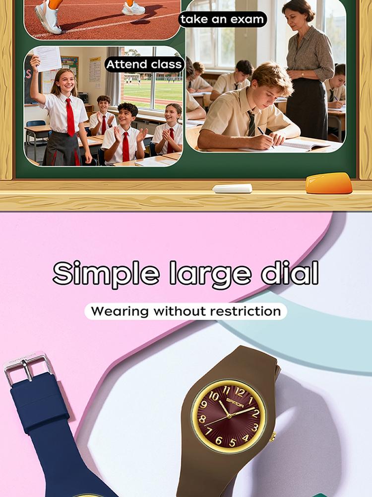 1Pcs Fashion Elegant Design Women's Quartz Watch, Brand Business Ladies Wristwatch Waterproof, Simple Casual Women Man Watch, Neutral Men and Women Watches Suitable for people over 18 years old Woman Men Mother Daughter Holiday Birthday Gifts