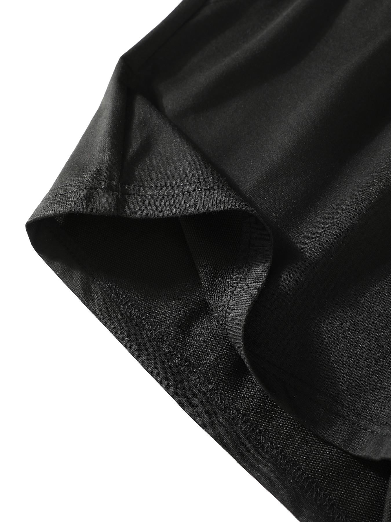 Women's Letter Print Drawstring Waist Shorts, Casual Elastic Waist Pocket Shorts for Summer, Ladies Bottoms for Daily Wear