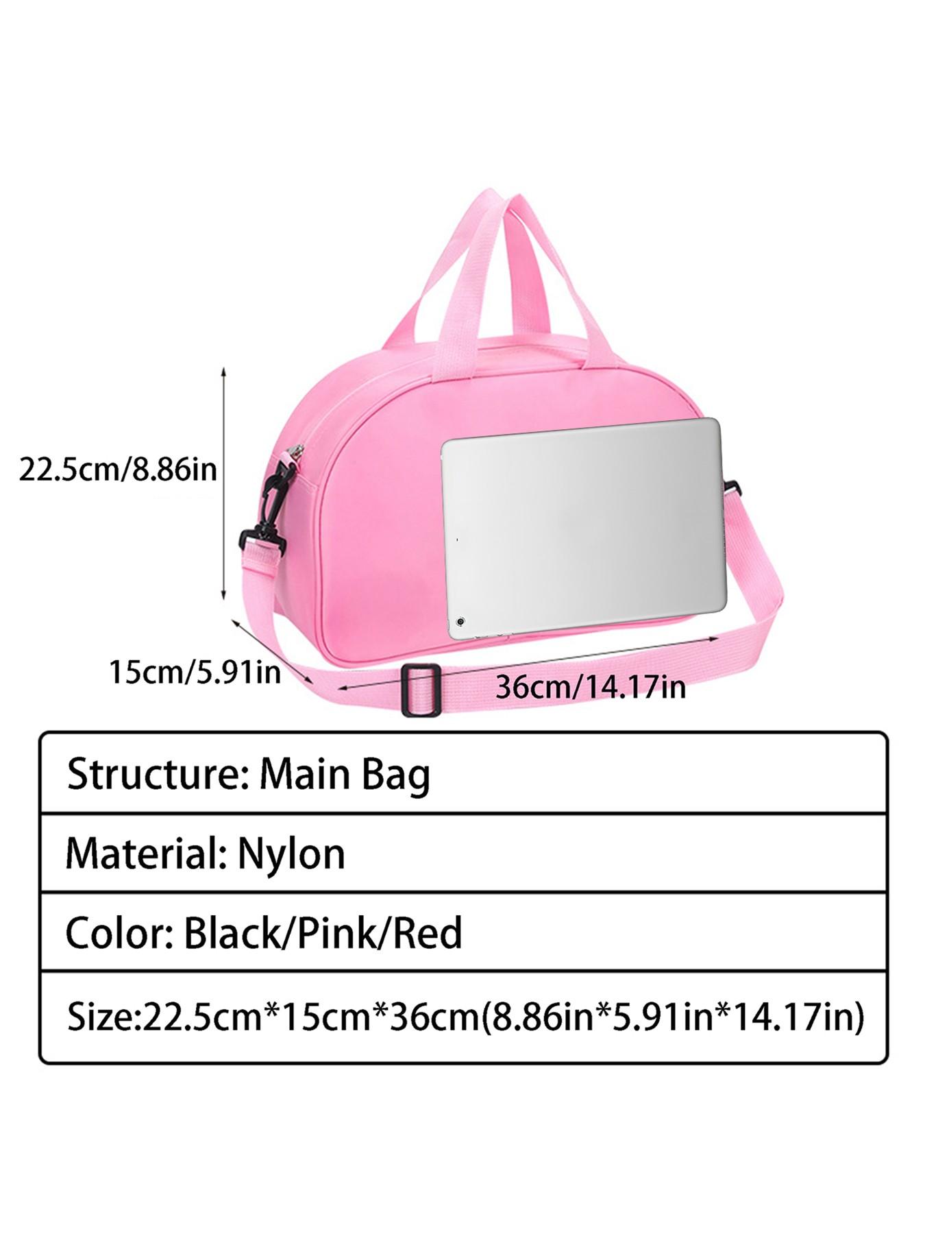 Dance Dance Bag Handbag Crossbody Two-In-One Large Capacity, Dedicated Dance Student Bag, Yoga Fitness Travel Bag