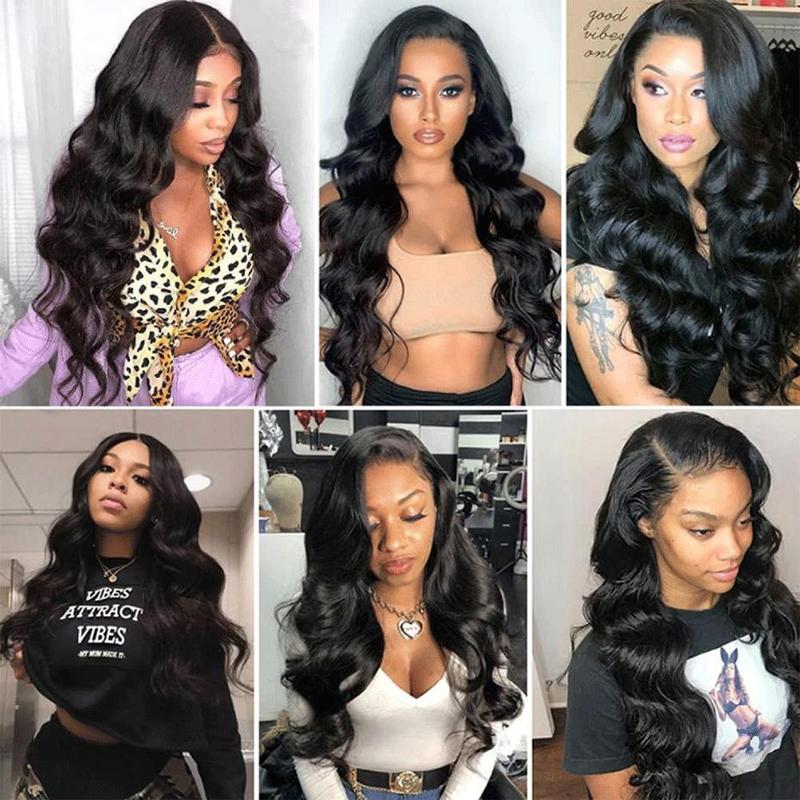 [Hot] TikTokShopBlackFriday Bling Hair Body Wave 13x4 Transparent Lace Front Wigs Human Hair 180% Density 13x6 Transparent Lace Frontal Wigs Brazilian Natural Color For Black Women #NovaTopFinds