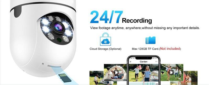 Smart Camera, Wired 1080p Pan Tilt Zoom (PTZ), 360 Degree Motion Tracking, Dog/Cat/Pets/Baby/Security System, Color Night Vision, Indoor/Outdoor IP65-Rated, WiFi, 2-Way Audio, Alexa & Google Assistant, LED Blink, App Smart Camera, Wired 1080p Pan Tilt Zoom (PTZ), 360 Degree Motion Tracking, Dog/Cat/Pets/Baby/Security System, Color Night Vision, Indoor/Outdoor IP65-Rated, WiFi, 2-Way Audio, Alexa & Google Assistant, LED Blink, App