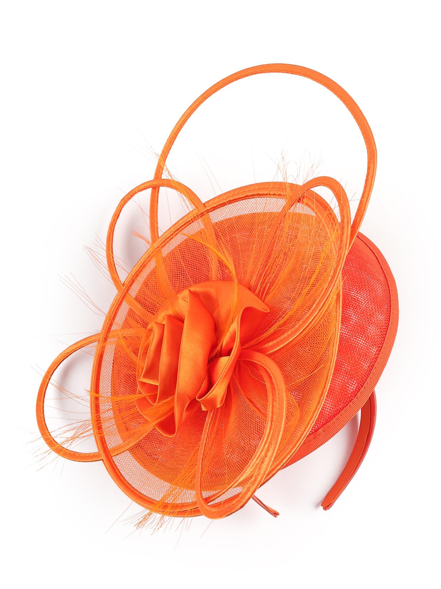 Women's Novelty Fascinator with Headband for Derby Parties and Stage Performances, Elegant and Eye-Catching Hair Accessory