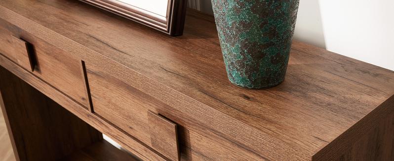 【Valentine's Day Gift】ONBRILL 47.3" Wood Console Table With 2 Drawers, Sofa Table For Hallway, Entryway, Living Room