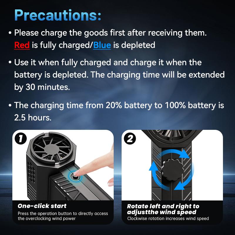 Aluminum alloy rechargeable portable turbo air duster