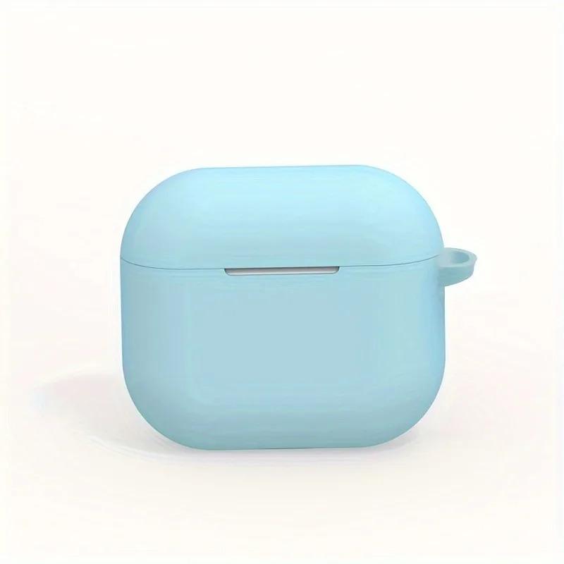 Simple Solid Color Soft Shell Protective Case Cover Suitable for AirPods Pro and (Second Generation)