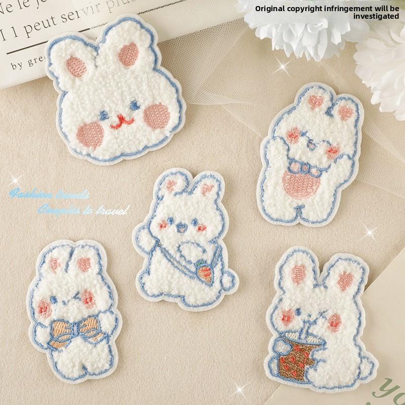 10pcs Colorful Embroidered Patches DIY for Clothes Hats Bags, Vintage Sew-on Badges for Repair or Decoration