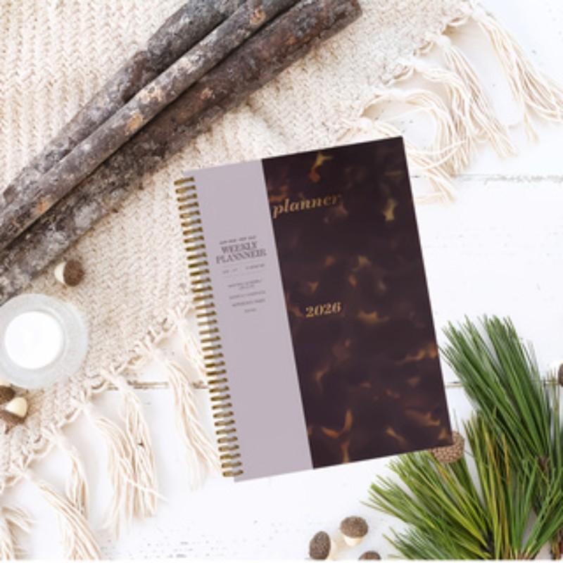 2026 Daily Planner Notebook & Personal Journal Organizer, Multi-Functional Efficiency Notebook, Weekly/monthly Layout, Plan Sections, Adequate Note Space, Spiral Bound