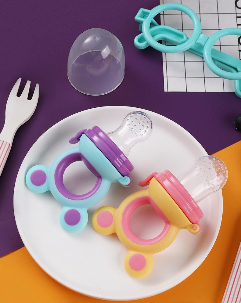 Silicone Baby Food Feeder |   Fresh Fruit & Veggie Teething Pacifier for Infants
